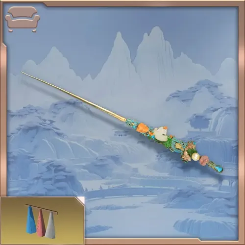 Liu Hai teasing toad hairpin