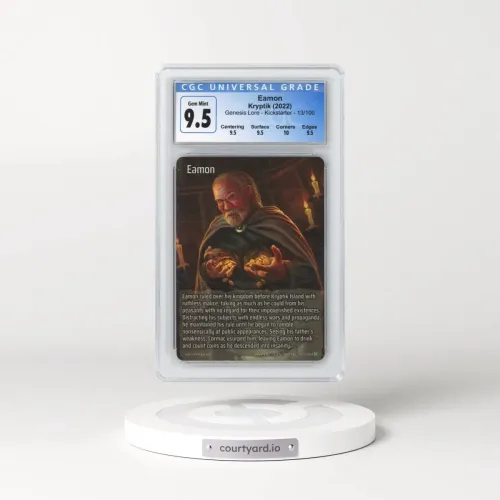 2022 Kryptik Genesis Lore - Kicks - #13/100 Eamon (CGC 10 GEM MINT)