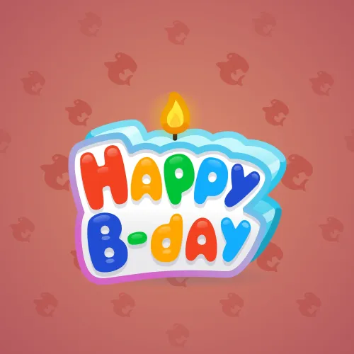 B-Day Candle #235649