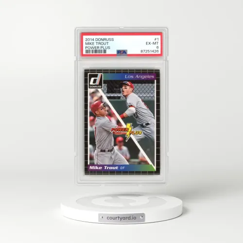 2014 Donruss Power Plus #1 Mike Trout (PSA 6 EX-MT)