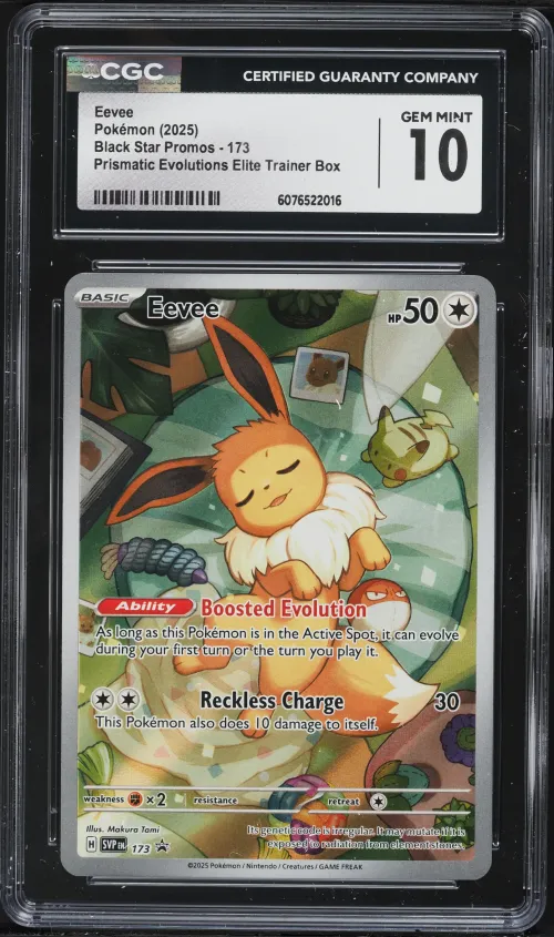 2025 #173 Eevee CGC 10 Svp EN-SV