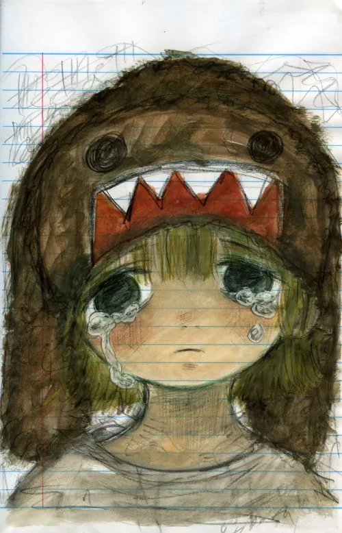 Crying Child in a Domo Ushanka ＃816