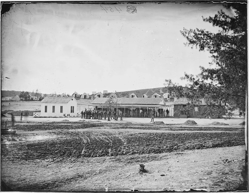 Church, Sutler's Store, and photographer's quarters #273