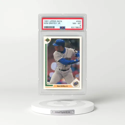 1991 Upper Deck #555 Ken Griffey Jr (PSA 8 NM-MT)