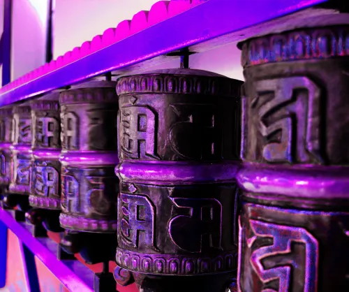 Cyberpunk Tibetan Temple #638855