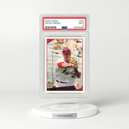 2009 Topps #643 David Freese (PSA 9 MINT)