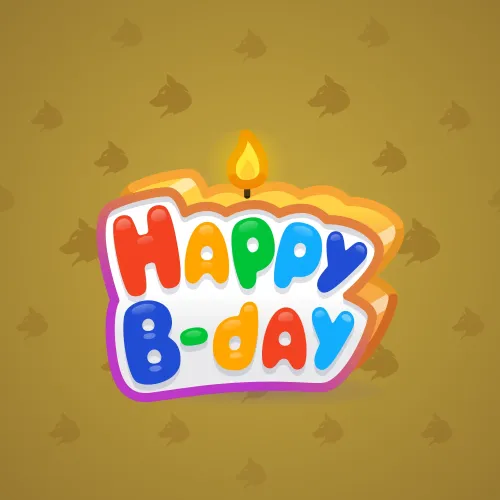 B-Day Candle #174124