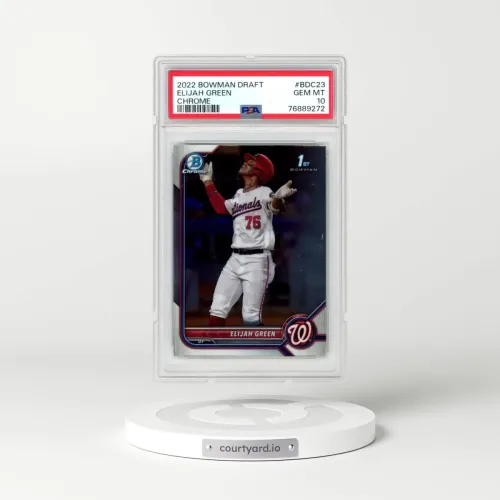 2022 Bowman Draft #BDC-23 Elijah Green - Chr. (PSA 10 GEM MINT)