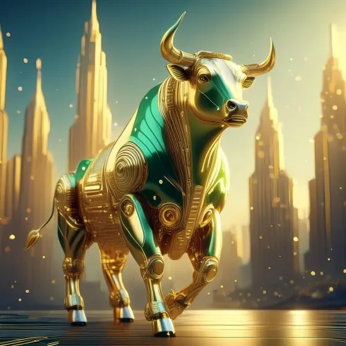 GOLD  BULL#121