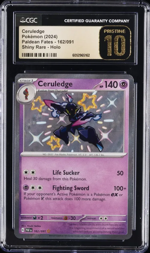 2024 #162 Ceruledge CGC 10 Prist