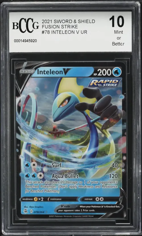 2021 #78 Inteleon V BCCG 10 Poke