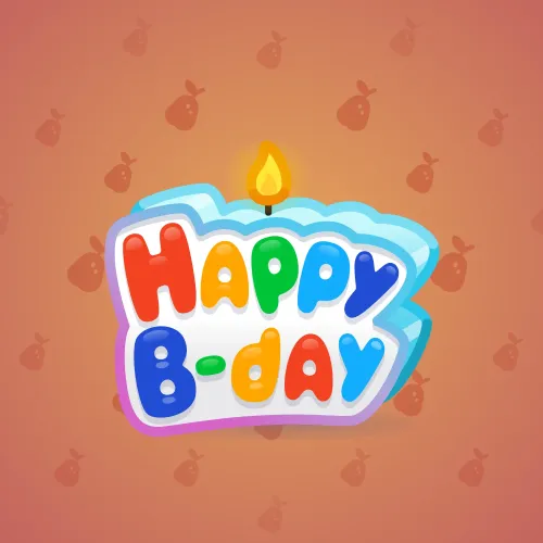 B-Day Candle #62815