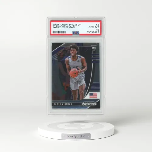 2020 Panini Prizm Draft Picks #2 James Wiseman (PSA 10 GEM MINT)