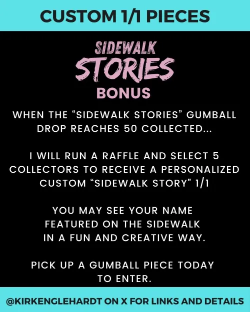 Sidewalk Stories Custom Piece