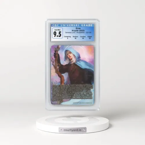 2022 Kryptik Genesis Lore - Kicks - #22/100 Eros (CGC 10 GEM MINT)