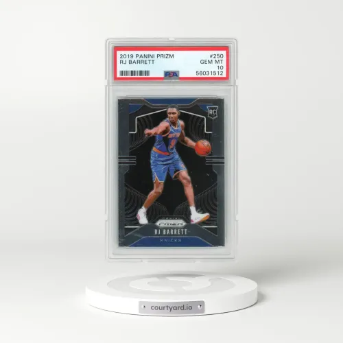 2019 Panini Prizm #250 RJ Barrett (PSA 10 GEM MINT)