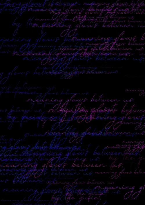 WORDS BEYOND WORDS - Limited Edition #009
