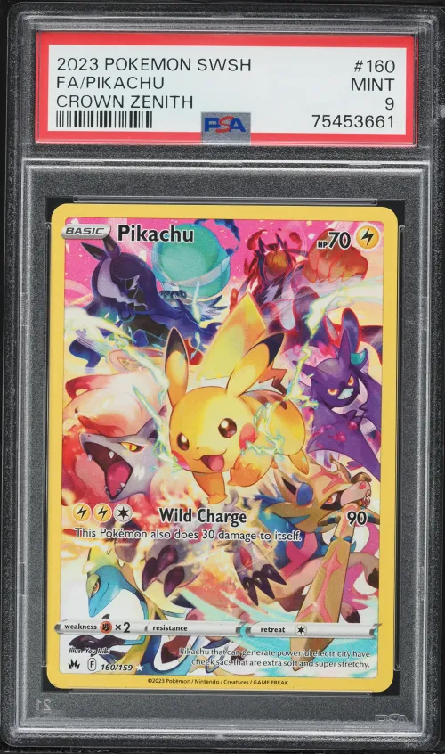 2023 #160 Full Art/Pikachu PSA 9