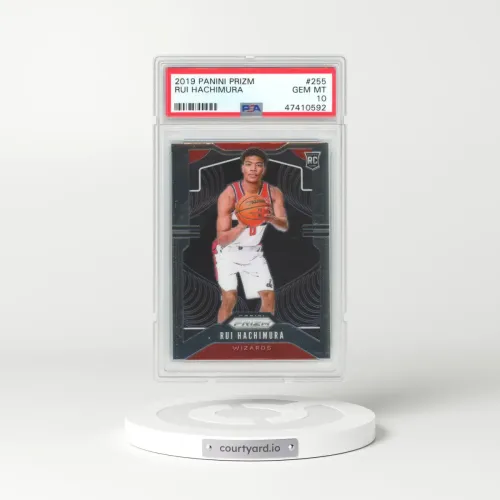 2019 Panini Prizm #255 Rui Hachimura (PSA 10 GEM MINT)