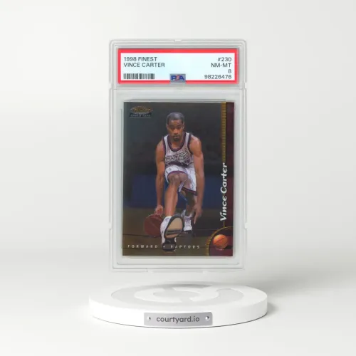 1998 Finest #230 Vince Carter (PSA 8 NM-MT)