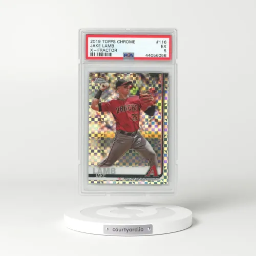 2019 Topps Chrome #116 Jake Lamb (PSA 5 EX)