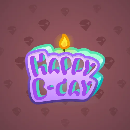 B-Day Candle #132442