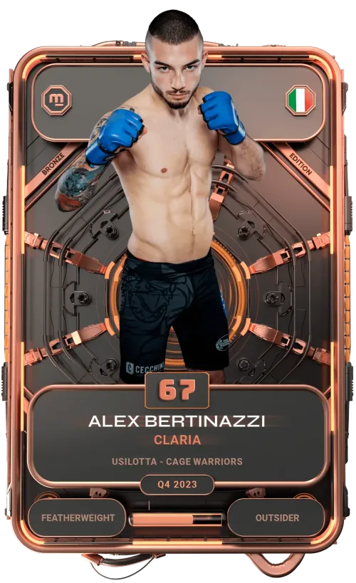 Fighter Card - Alex Bertinazzi - Q4 2023 - Bronze : 235/300 #176576
