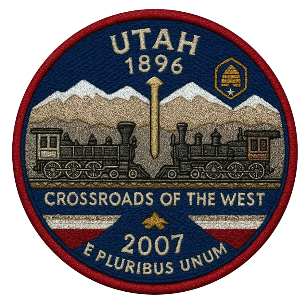 45/56 Utah State Quarter Patch #46