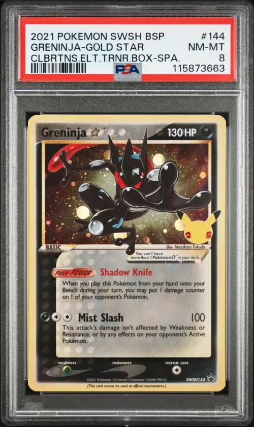2021 #144 Greninja-Gold Star PSA
