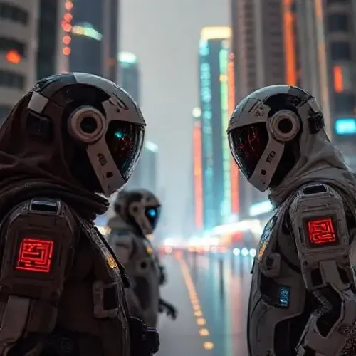 Cyber Girl Robots in Dubai #4