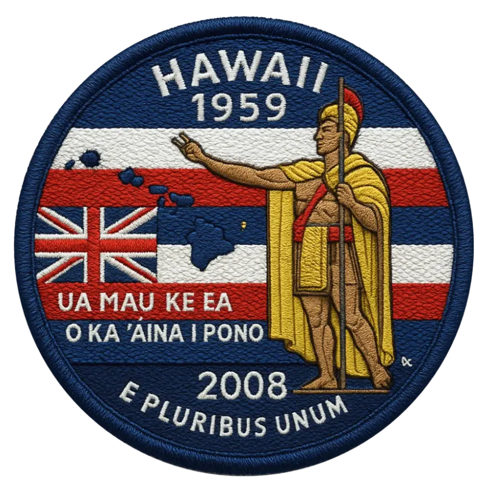 50/56 Hawaii State Quarter Patch #51