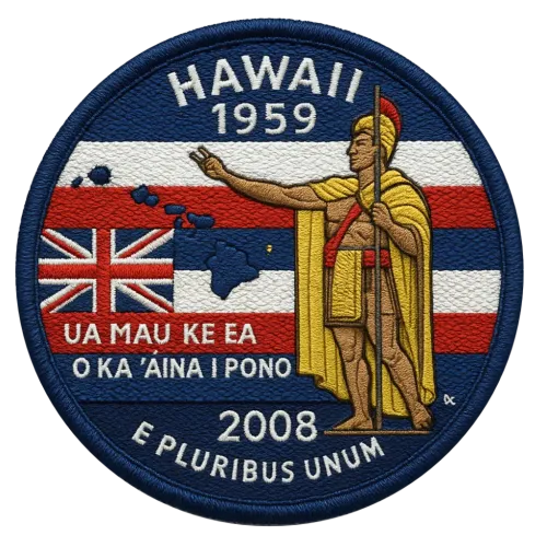 50/56 Hawaii State Quarter Patch #51