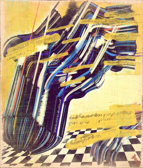 Amplitudes of Canvas #135