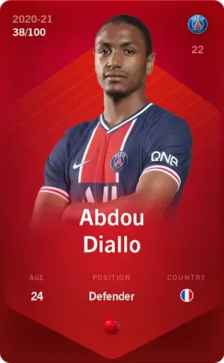 Abdou Diallo 2020-21 • Rare 38/100