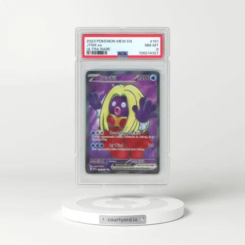 2023 Pokémon Mew EN-151 #191 Jynx EX - Holo Ultra Rare (PSA 8 NM-MT)