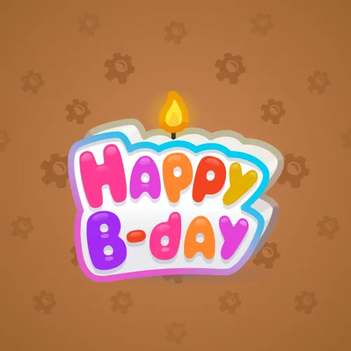 B-Day Candle #75047