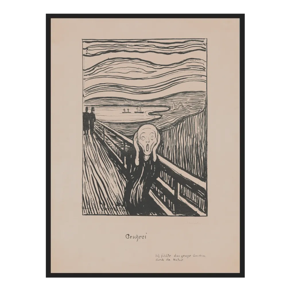 The Scream (1895) litho #132