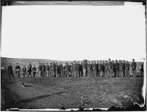 Company of infantry on march #369