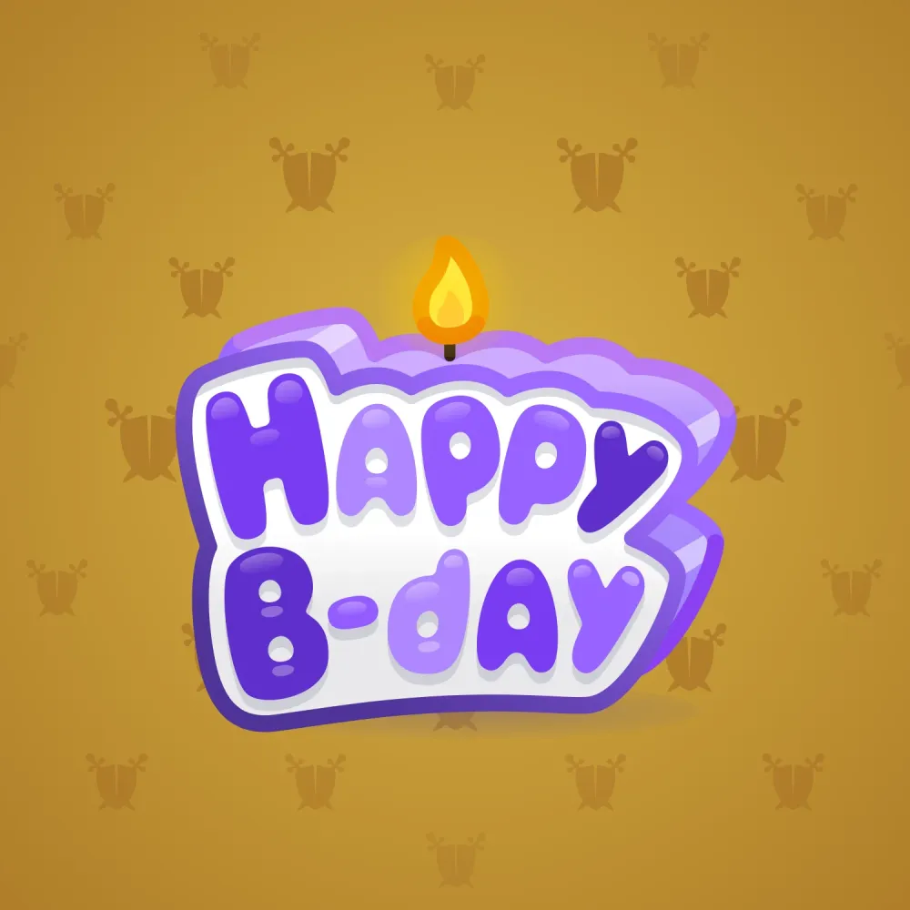 B-Day Candle #31745