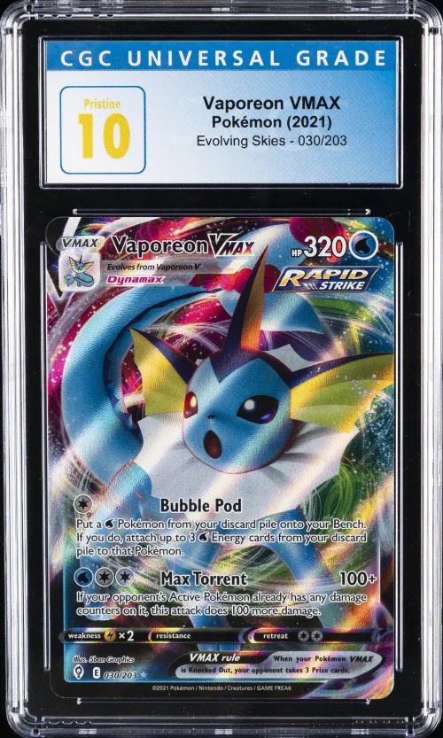 2021 #030 Full Art/Vaporeon Vmax