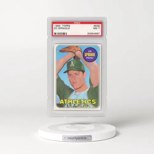 1969 Topps #638 Ed Sprague (PSA 7 NM)