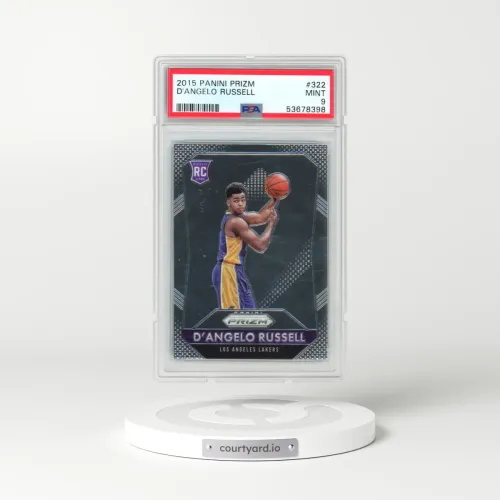 2015 Panini Prizm #322 D'Angelo Russell (PSA 9 MINT)