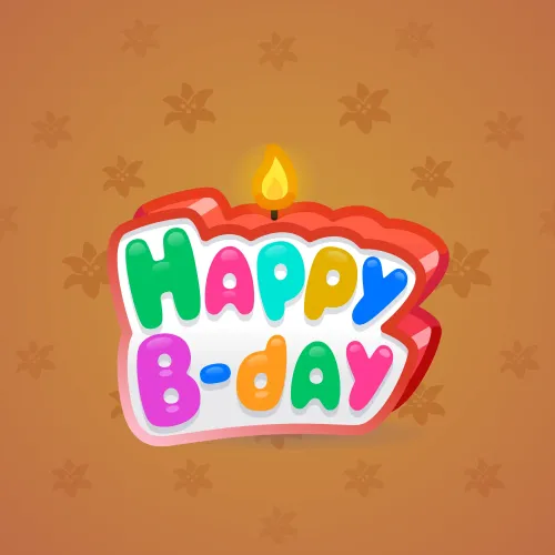 B-Day Candle #29795