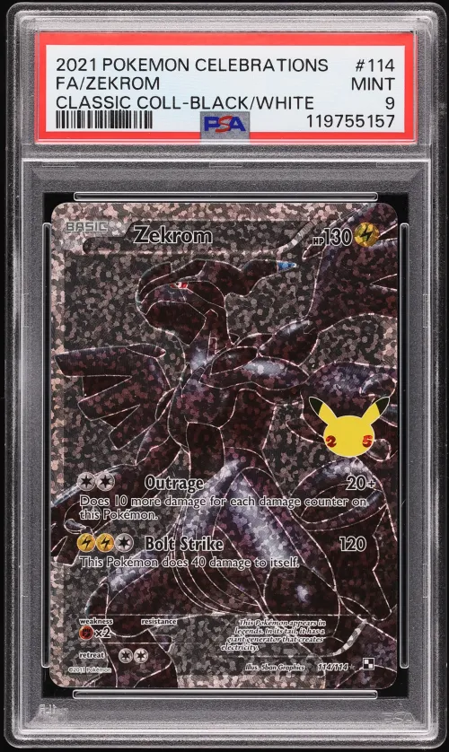2021 #114 Full Art/Zekrom PSA 9 