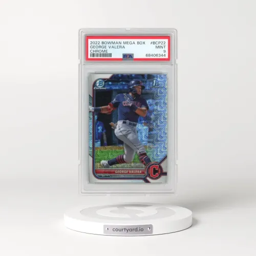 2022 Bowman Mega Box Chrome #22 George Valera (PSA 9 MINT)