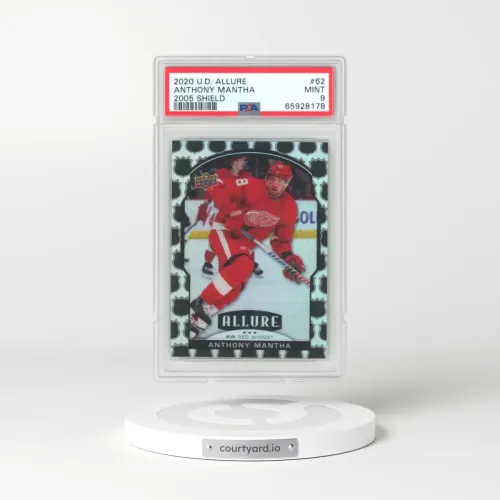 2020 Upper Deck Allure #62 Anthony Mantha - 2005 Shield (PSA 9 MINT)