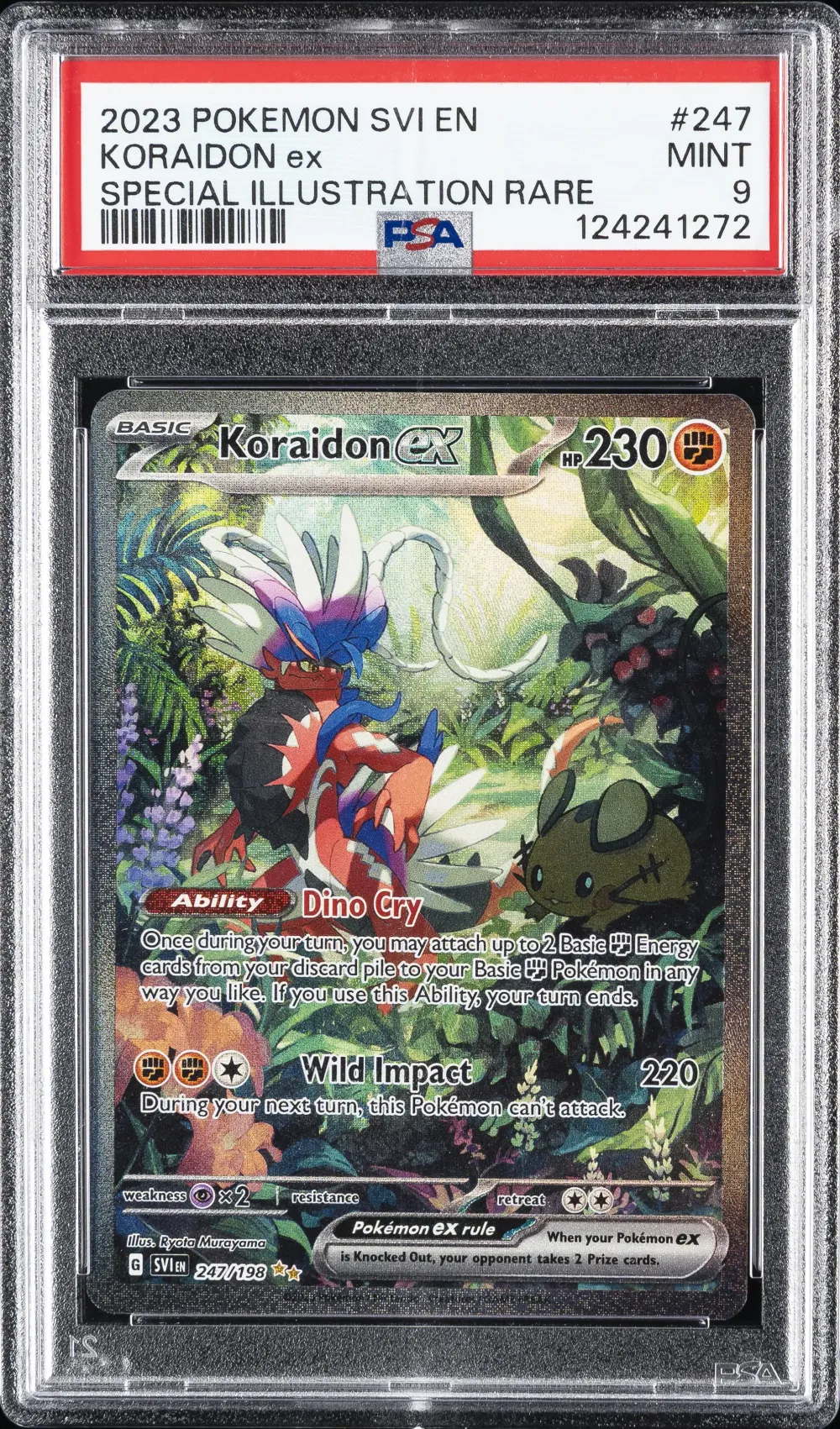 2023 #247 Koraidon EX PSA 9 Svi 