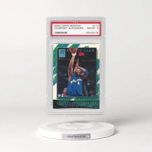 2000 Topps Reserve #113 Courtney Alexander (PSA 8 NM-MT)