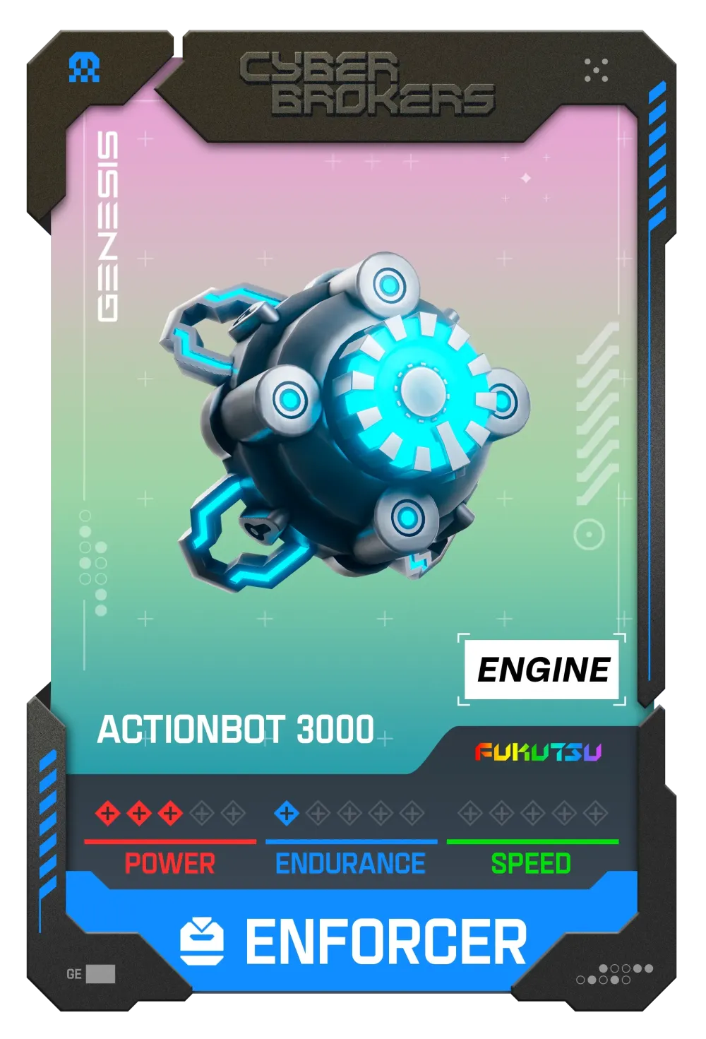Action Bot 3000 Enforcer Engine  #14426