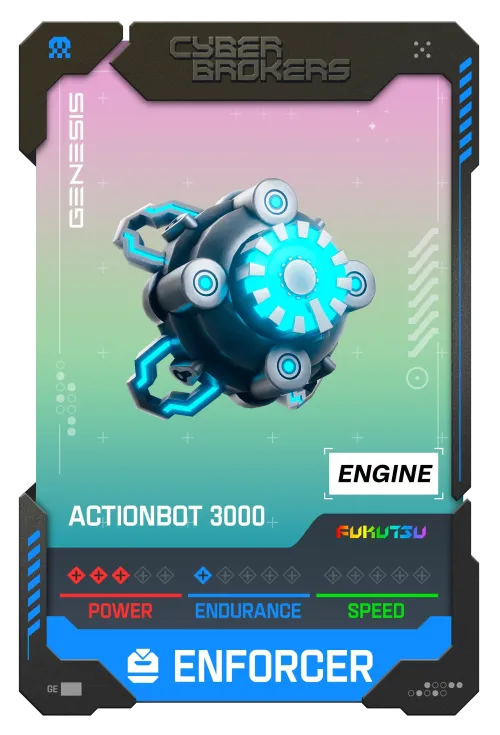 Action Bot 3000 Enforcer Engine #14426